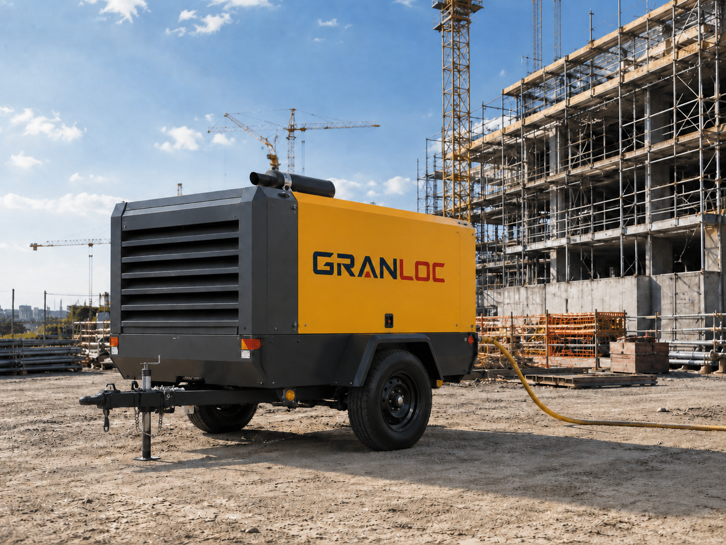 Compressor para locação em obra